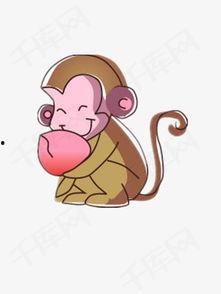 猴子吃瓜头像动漫